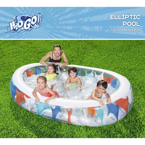 Bestway 141 gal Oval Inflatable Pool 60 in. H X 20 in. W X 7.5 in. L (Pack of 2)