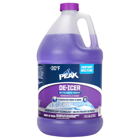Peak -30 deg Extreme Temperature Windshield De-Icer 1 gal (Pack of 6)