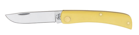Case Sod Buster Jr. Yellow Chrome Vanadium 3-4 in. Pocket Knife