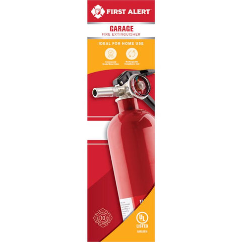First Alert 2-3/4 lb Fire Extinguisher For Garage OSHA/US Coast Guard Agency Approval (Pack of 4)