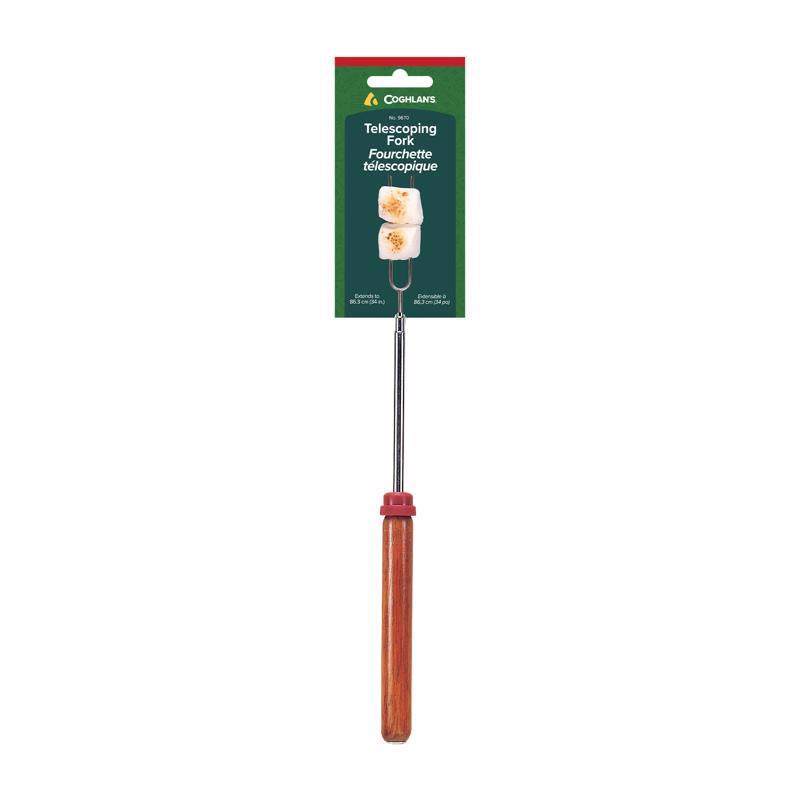 Coghlan's Silver Telescoping Fork 1/2 in. W X 34 in. L 1 pk