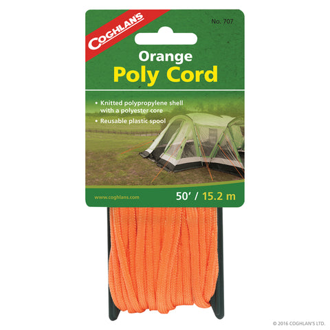 Coghlan's 0.25 in. D X 50 ft. L Orange Braided Nylon Utility Cord (Pack of 12)