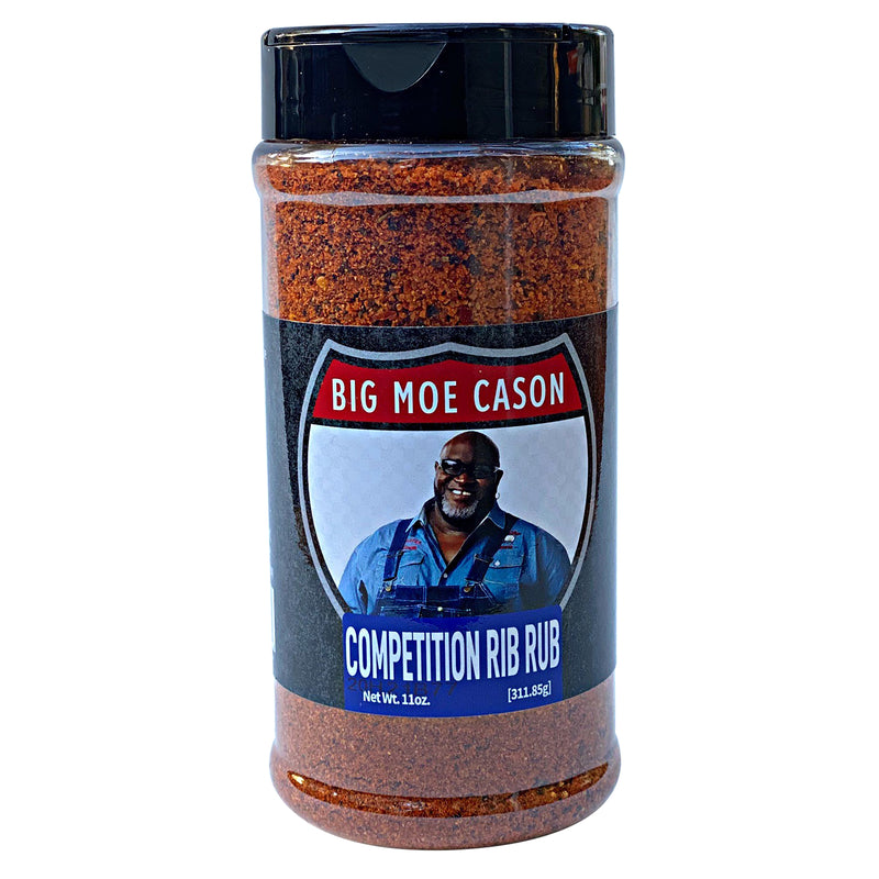 Adobo para barbacoa Big Moe Cason Competition Rib Rub, 11 oz