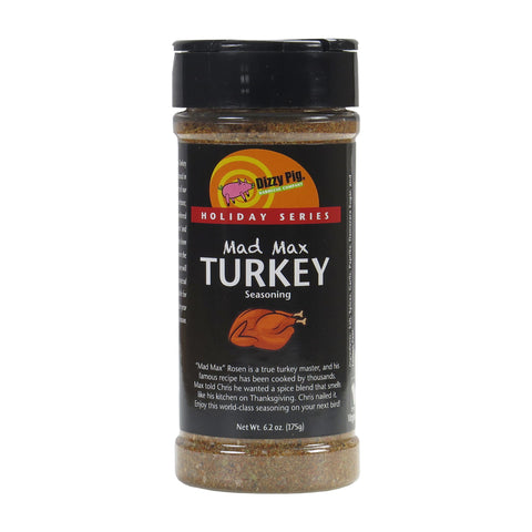 Dizzy Pig Mad Max Turkey Roasty Rub para barbacoa 6.2 oz