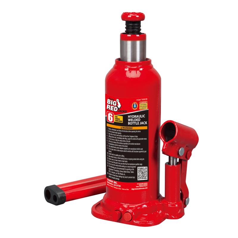 Gato hidráulico de botella automotriz Torin Big Red de 12,000 lb