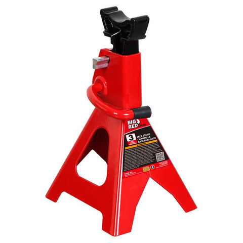 Torin Big Red Manual 6000 lb Soportes de tijera de doble bloqueo