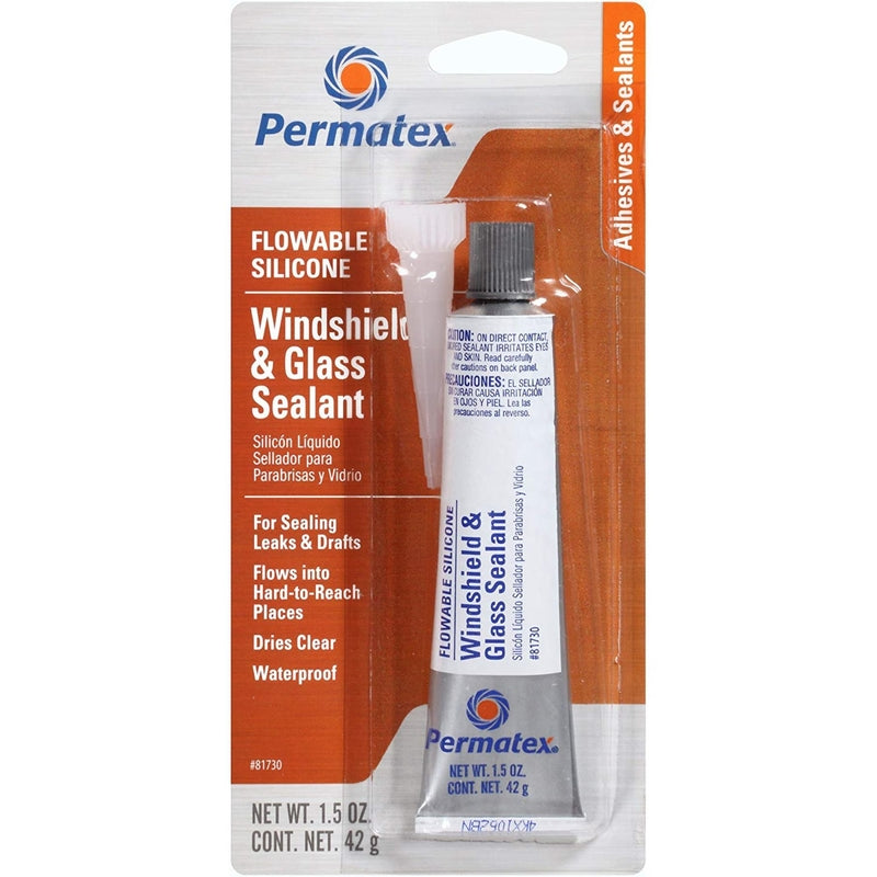 Gel sellador para parabrisas y vidrios Permatex de 1.5 oz