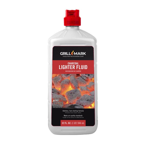 Grill Mark Charcoal Lighter Fluid 32 oz (Pack of 12)