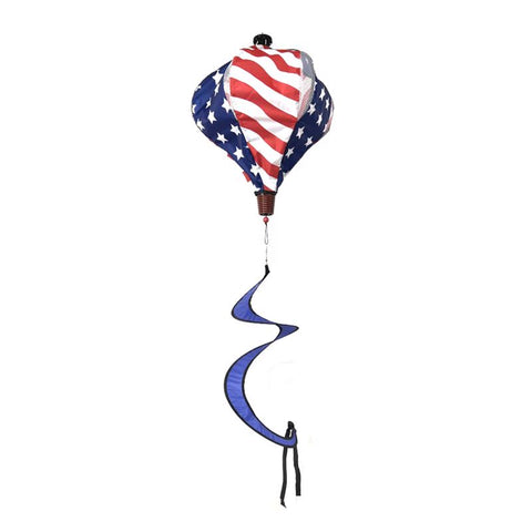 Meadowcreek Multicolored Polyester 55 in. H Patriotic Stars and Stripes Balloon Spinner (Pack of 24)