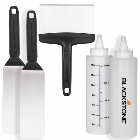 Blackstone Stainless Steel Silver Griddle Tool Set 5 pc (Pack of 4)