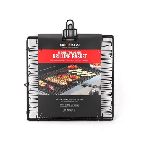 Cesta para parrilla de acero Grill Mark, 13 pulg. de largo x 12 pulg. de ancho, paquete de 1