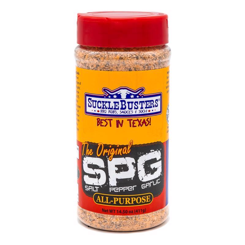 SuckleBusters Sal Pimienta Ajo Rub para BBQ 14.5 oz