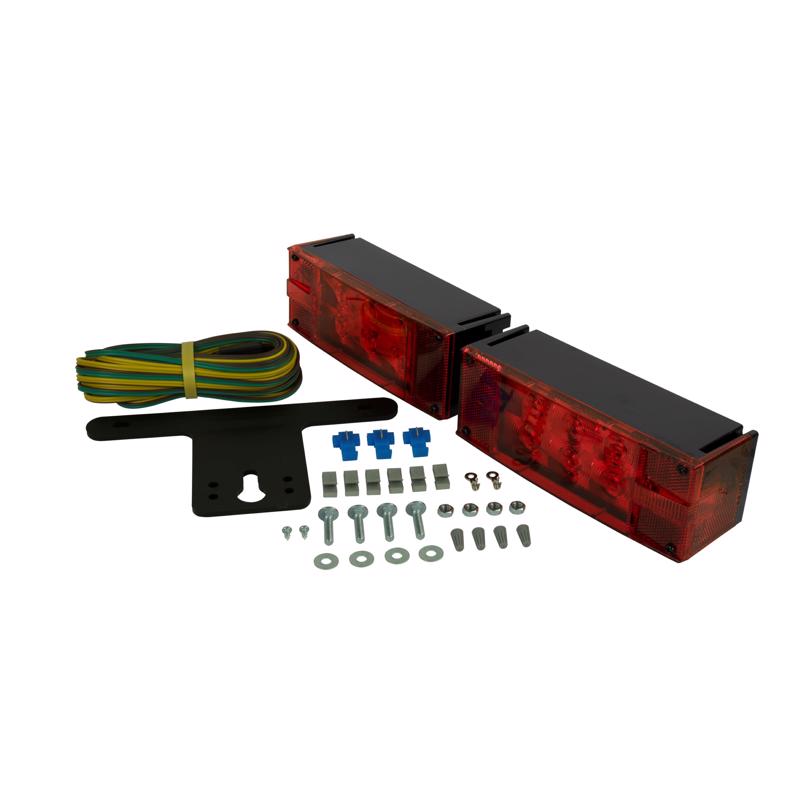 Hopkins Amber/Red Rectangular Trailer Light Kit (Pack of 2)