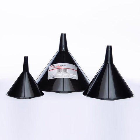 Shop Craft Black Plastic Funnel Set (Pack of 6)