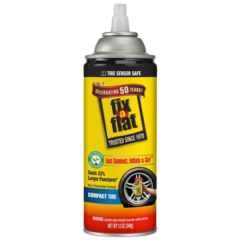 Fix-a-Flat Inflator and Sealer 12 oz (Pack of 6)