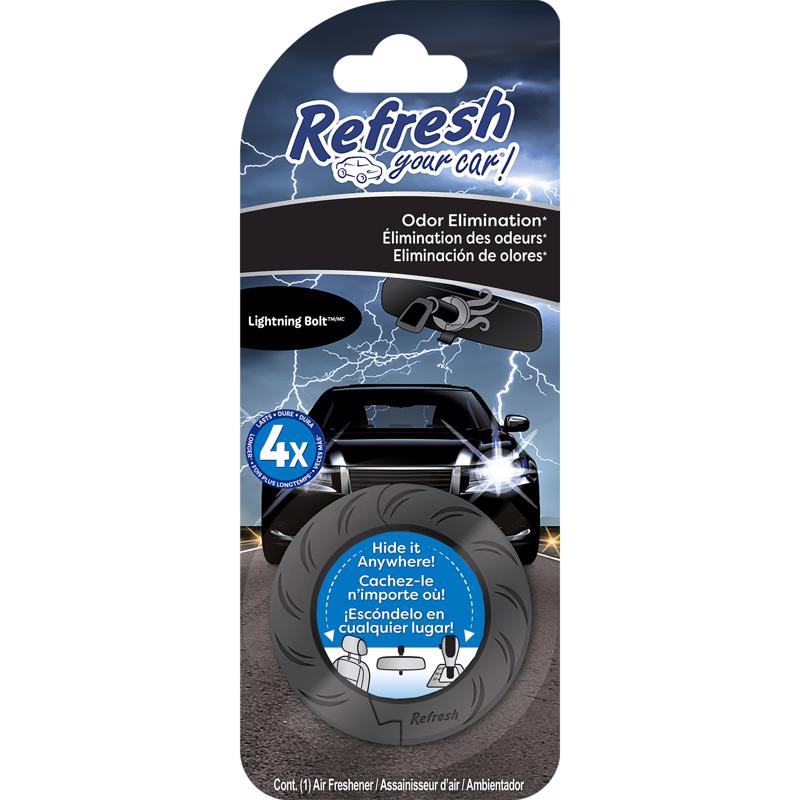 Refresh Your Car! Lightening Bolt Air Freshener 1 pk (Pack of 6)