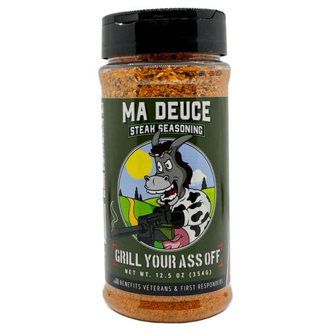 Sazón para barbacoa de carne Ma Deuce Grill Your Ass Off 12.5 oz