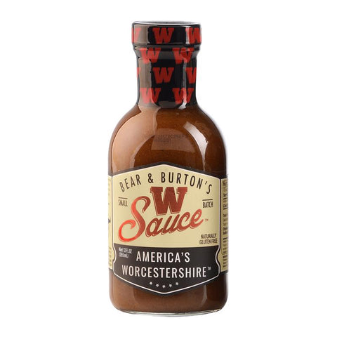 Bear & Burton's The W Sauce America's Worcestershire Sauce 12 oz (Pack of 6)