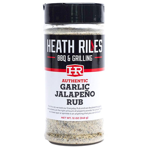 Heath Riles Rub para barbacoa de ajo y jalapeño 12 oz
