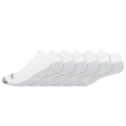 Dickies Men's Dri-Tech No-Show Socks White (Pack of 2)