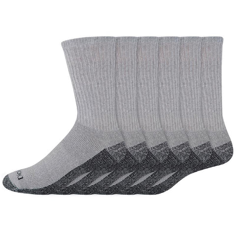 Dickies Dri-Tech Men's 6-12 Crew Socks Gray (Pack of 2)