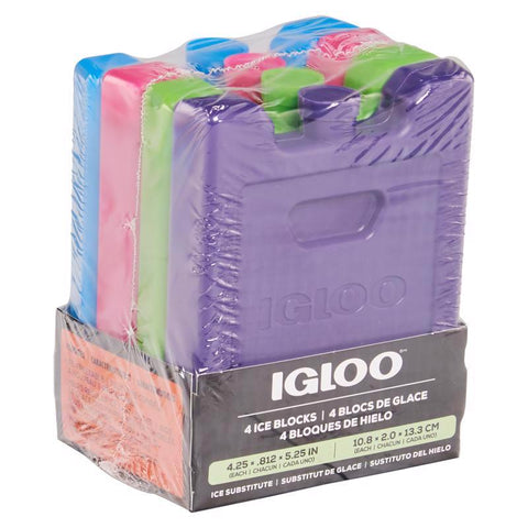 Igloo Ice Pack Assorted 1 pk (Pack of 4)