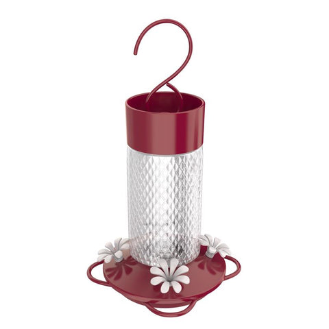 Nature's Way Hummingbird 13 oz Glass Nectar Bird Feeder 4 ports (Pack of 6)