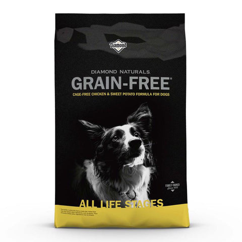 Diamond Naturals All Ages Chicken/Sweet Potato Dry Dog Food Grain Free 28 lb