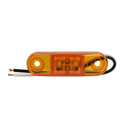 Hopkins Amber Oblong Clearance/Side Marker LED Light (Pack of 2)