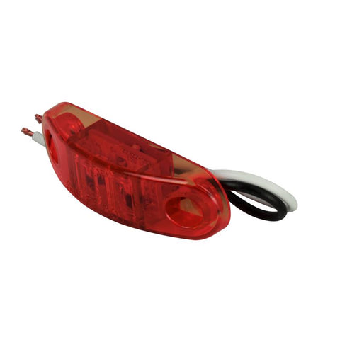 Hopkins Red Oblong Clearance/Side Marker LED Light (Pack of 2)