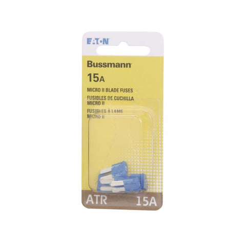 Bussmann 15 amps ATR Blue Blade Fuse 1 pk (Pack of 5)