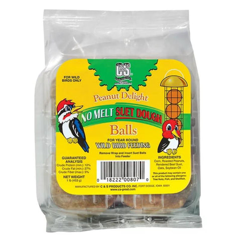 C&S Products Suet Balls Dough 1.05 lb