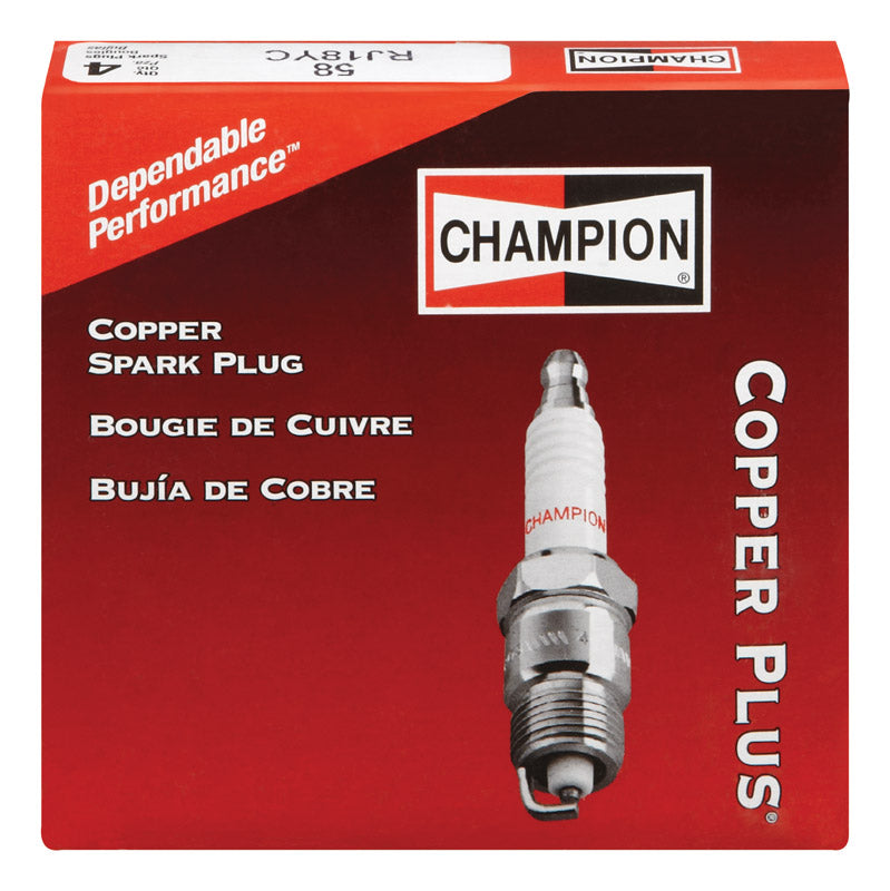 Champion Copper Plus Spark Plug RJ18YC (Pack of 4)