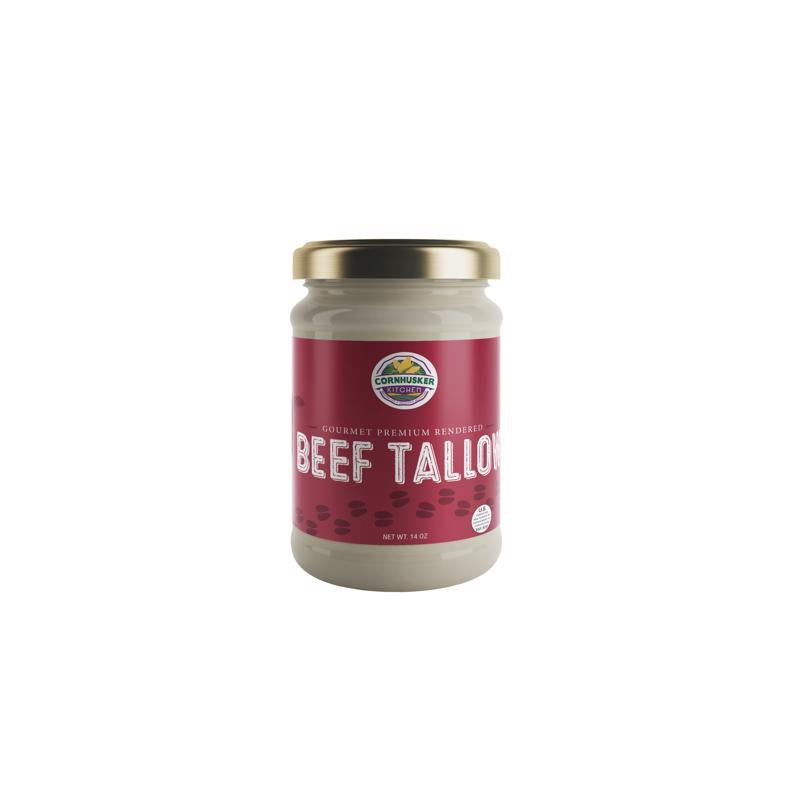 Aceite de sebo de res Cornhusker Kitchen, botella de 14 oz (paquete de 6)