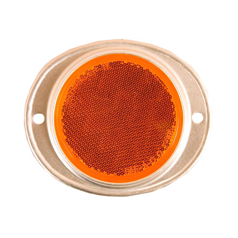 Hopkins Amber Oval Reflector 1 pk (Pack of 3)