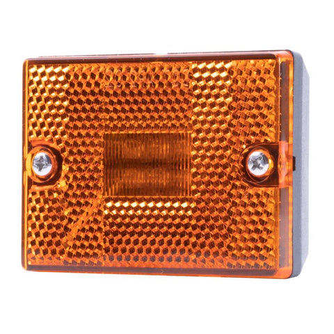 Hopkins Amber Rectangular Clearance/Side Marker Light (Pack of 3)
