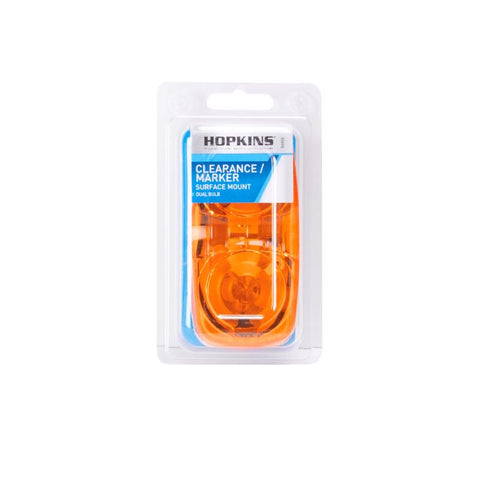 Hopkins Amber Rectangular Clearance/Side Marker Light (Pack of 3)