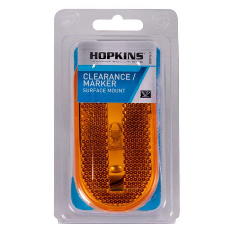 Hopkins Amber Oblong Clearance/Side Marker Light (Pack of 3)