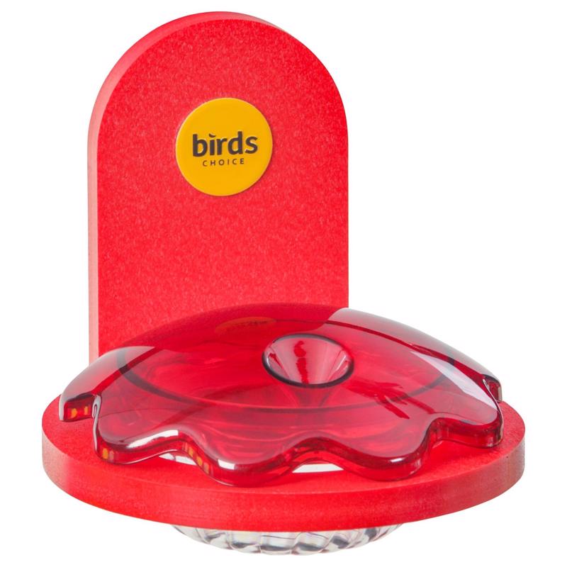 Birds Choice Hummingbird 3.5 oz Plastic Window Bird Feeder (Pack of 4)