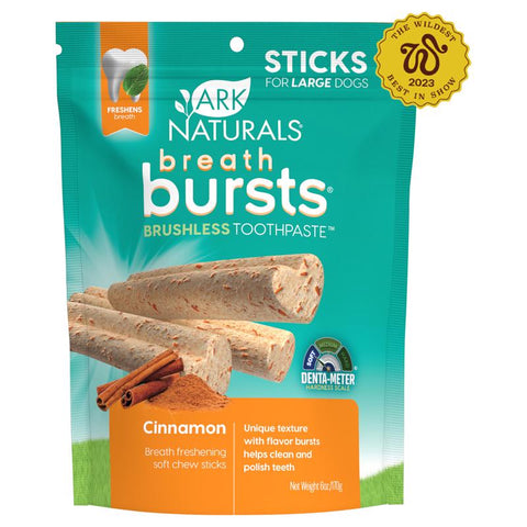 Antelope Pets Ark Naturals Cinnamon Dental Stick For Dogs 6 oz 1 pk