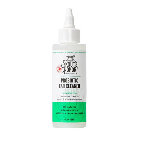 Limpiador para oídos de gatos/perros Skout's Honor, 4 oz