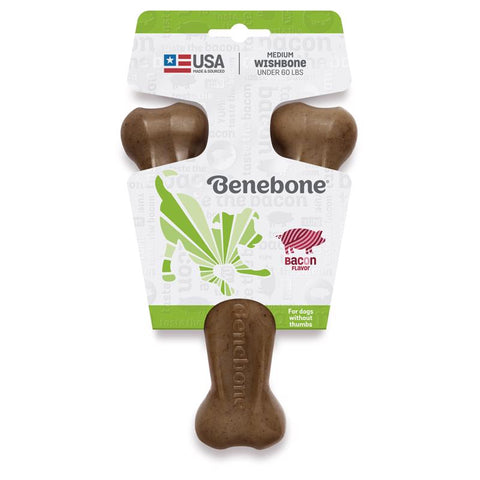 Benebone For Dog Brown Nylon Wishbone Chew Dog Toy 1 pk