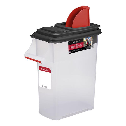 Grill Mark Polypropylene Storage Bin/Lid 20 lb. cap. 19 in. L X 10 in. W 1 pk (Pack of 3)