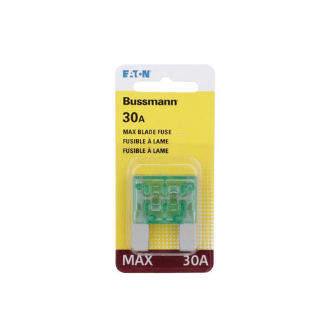 Bussmann 30 amps MAX Green Blade Fuse 1 pk