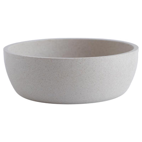 Loopy Products Cream Molded Bamboo 4 cups Pet Bowl For All Pets