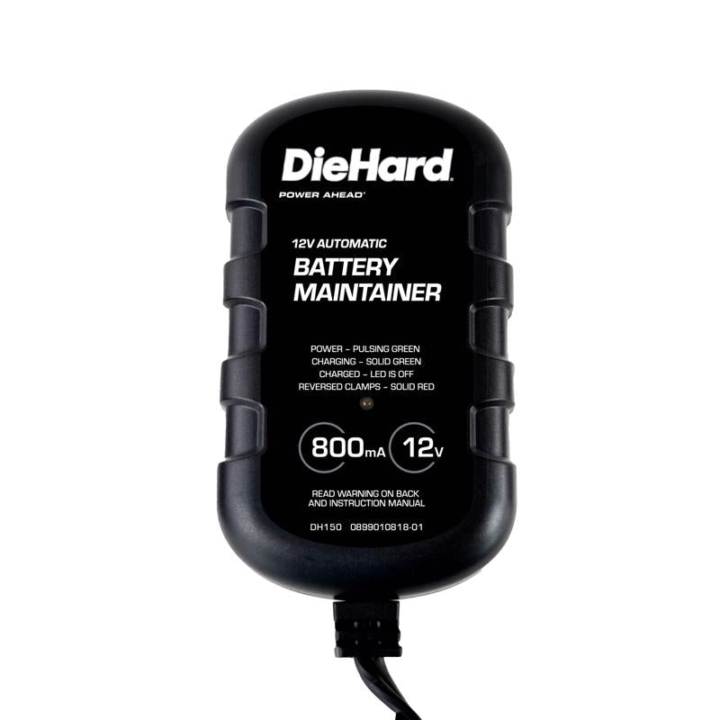 Cargador/mantenedor automático de batería DieHard de 12 V y 0,8 A