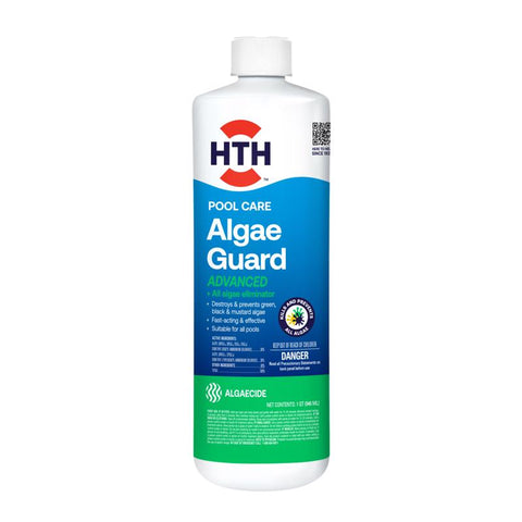 HTH Pool Care Liquid Algae Guard 1 qt (Pack of 6)