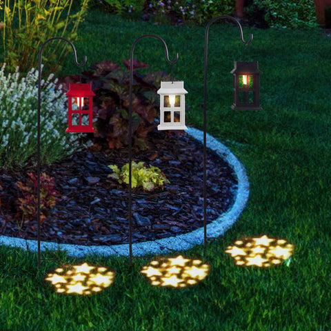Alpine Multicolored Metal/Plastic 10 in. H Solar Garden Stake (Pack of 9)