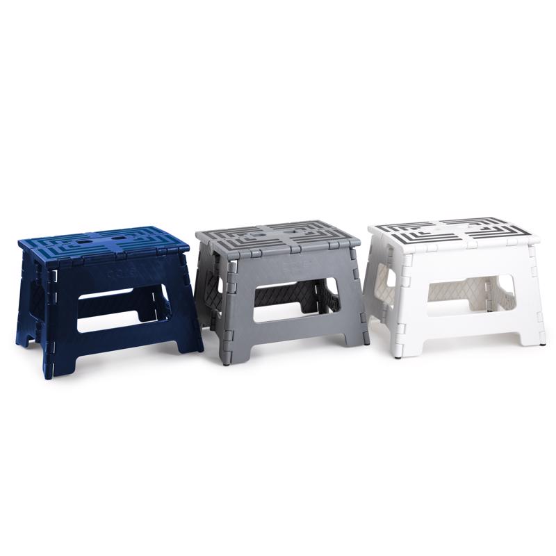 Core Kitchen 9 in. H X 9 in. W X 12 in. D 250 lb. cap. 2 step Plastic Folding Step Stool (Pack of 6)