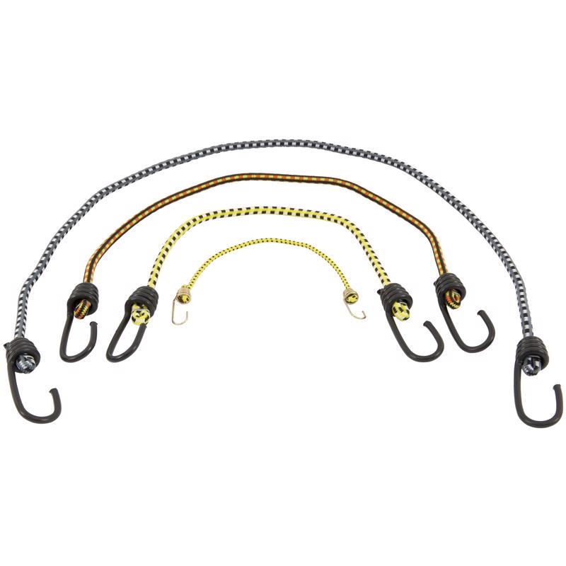 Keeper Assorted Bungee Cord Set asst in. L 12 pk (Pack of 6)